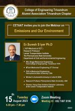 Webinar on "Emissions and Our Environment"